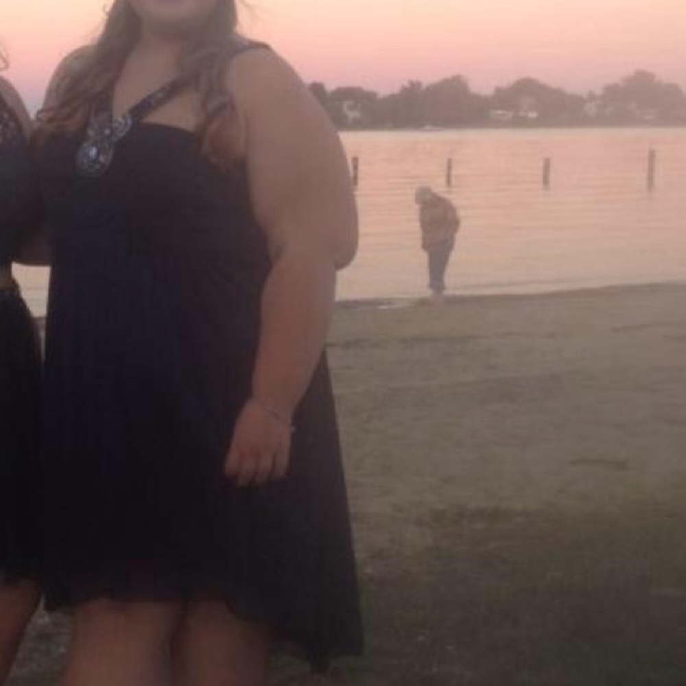 Trixxi formal homecoming dress high low 3x